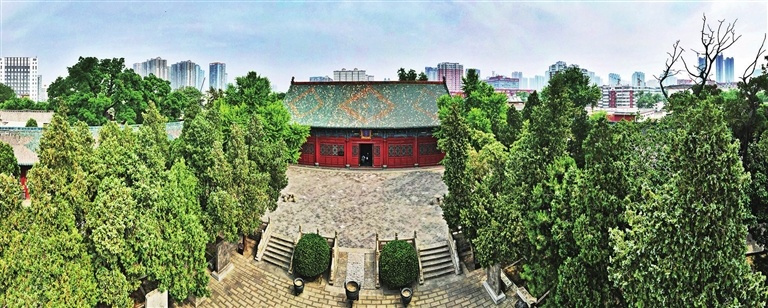 A scenic view of Taiyuan Confucian Temple