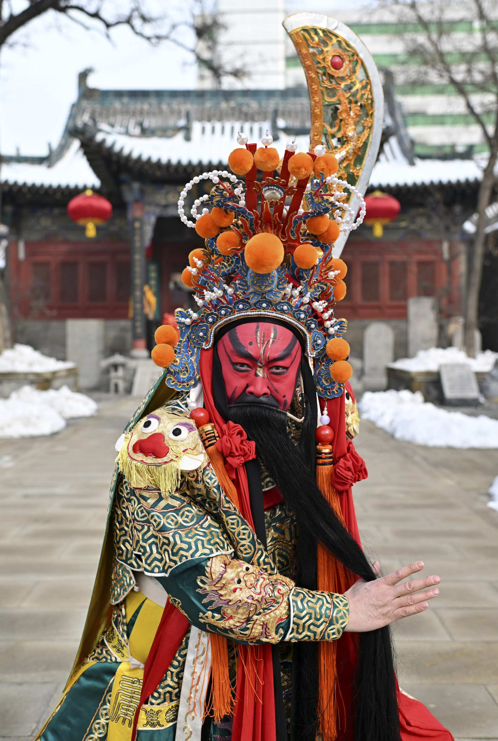 A scenic view of Taiyuan Da Guandi Temple