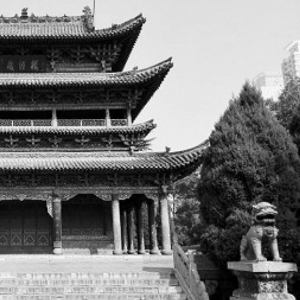 A scenic view of Taiyuan Duo Fu Temple