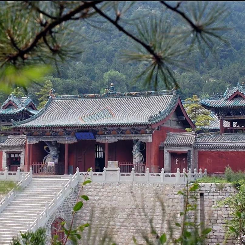 A scenic view of Taiyuan Duo Fu Temple
