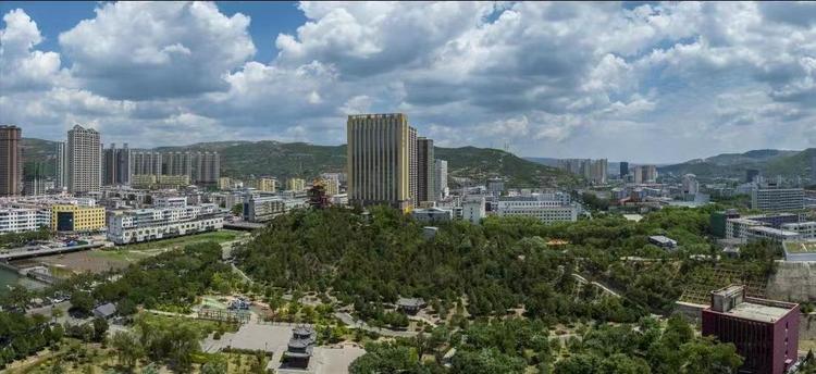 A scenic view of Taiyuan Gujiao Site
