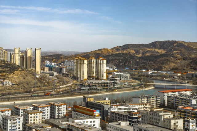 A scenic view of Taiyuan Gujiao Site