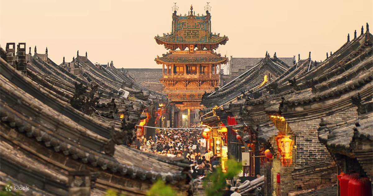 A scenic view of Taiyuan Gujiao Thousand Buddha Temple