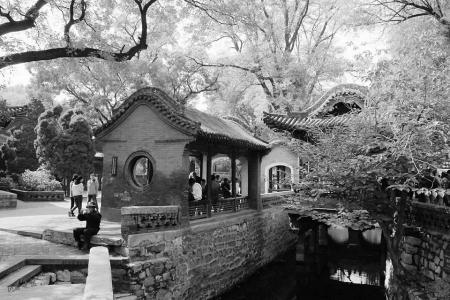 A scenic view of Taiyuan Gujiao Thousand Buddha Temple