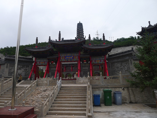 A scenic view of Taiyuan Gujiao Thousand Buddha Temple