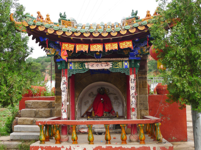 A scenic view of Taiyuan Gujiao Thousand Buddha Temple