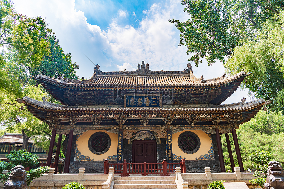 A scenic view of Taiyuan Jin Ci Temple