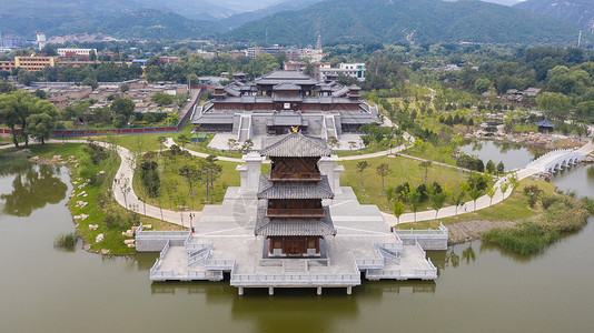 A scenic view of Taiyuan Jin Ci Temple