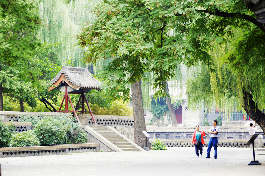 A scenic view of Taiyuan Jin Ci Temple
