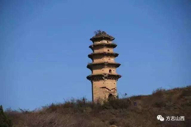 A scenic view of Taiyuan Jinyuan Ashoka Pagoda
