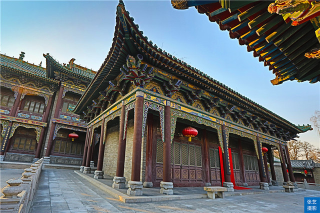 A scenic view of Taiyuan Jinyuan Confucian Temple