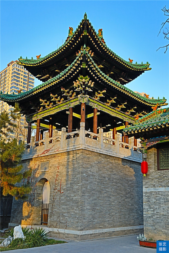 A scenic view of Taiyuan Jinyuan Confucian Temple