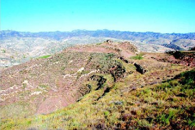 A scenic view of Taiyuan Loufan Ancient City Site