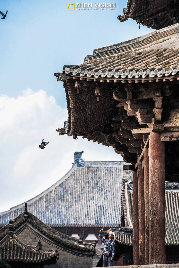 A scenic view of Taiyuan Qianfuke Xuanquan Temple