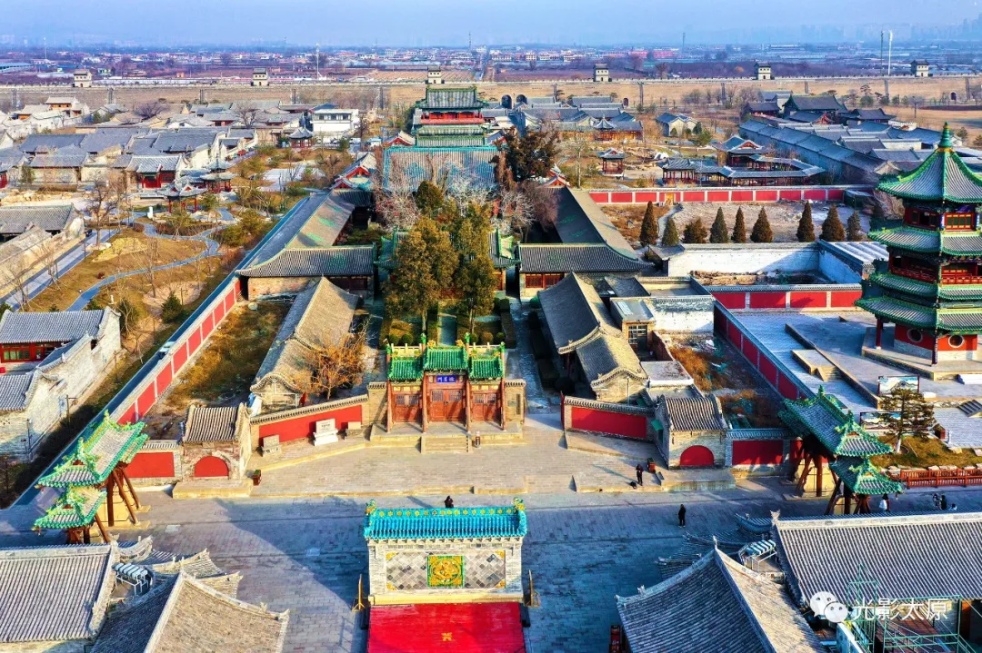 A scenic view of Taiyuan Qingxu Confucian Temple
