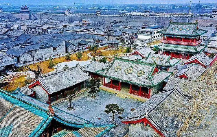 A scenic view of Taiyuan Qingxu Confucian Temple
