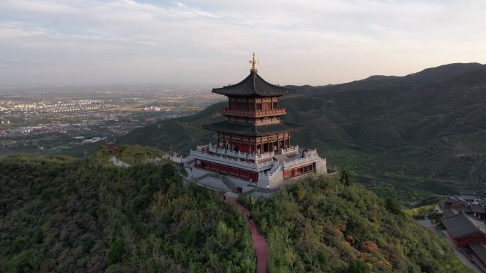 A scenic view of Taiyuan Taishan Longquan Temple