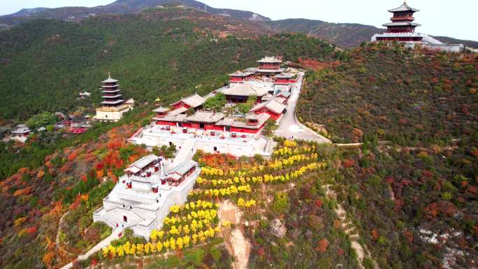 A scenic view of Taiyuan Taishan Longquan Temple