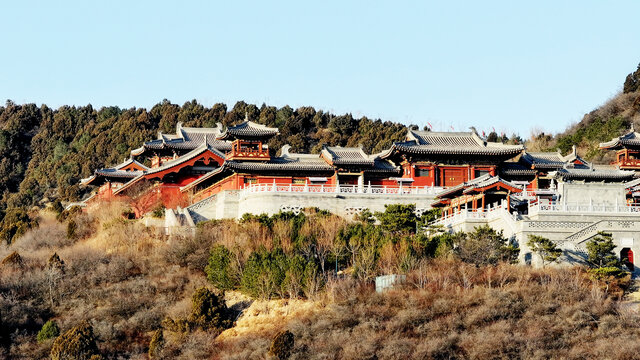 A scenic view of Taiyuan Taishan Longquan Temple