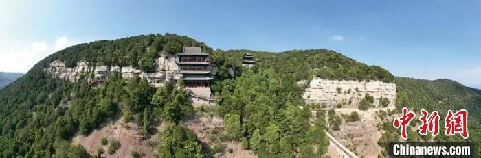 A scenic view of Taiyuan Tianlongshan Grottoes