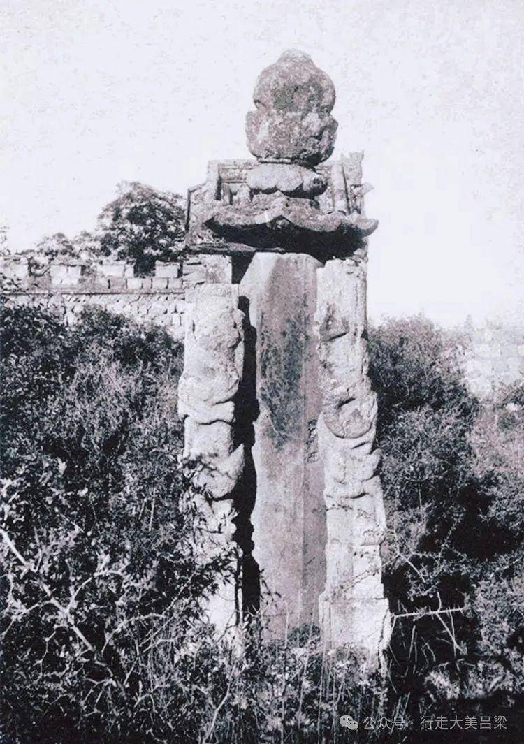 A scenic view of Taiyuan Tongzi Temple Ruins