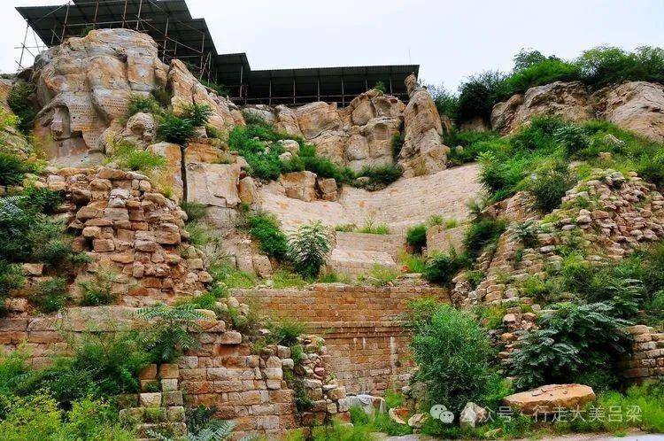 A scenic view of Taiyuan Tongzi Temple Ruins