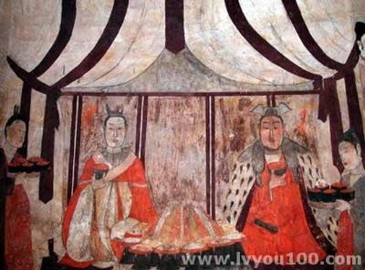A scenic view of Taiyuan Wang Jia Feng Tomb Group