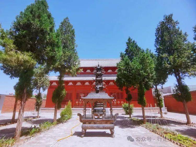 A scenic view of Taiyuan Xinzhuang Kaihua Temple