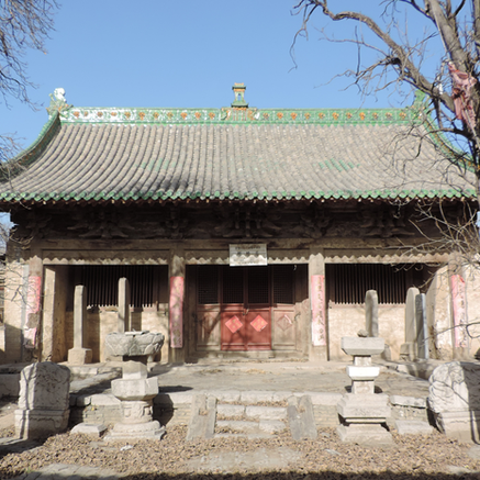 A scenic view of Taiyuan Yangqu Xuanyuan Temple