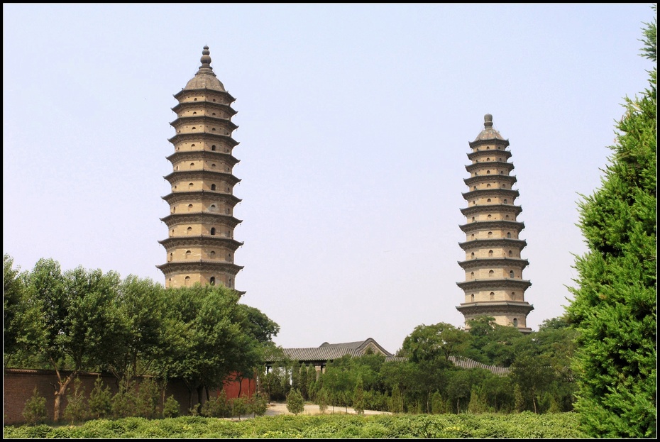 A scenic view of Taiyuan Yongzuo Temple