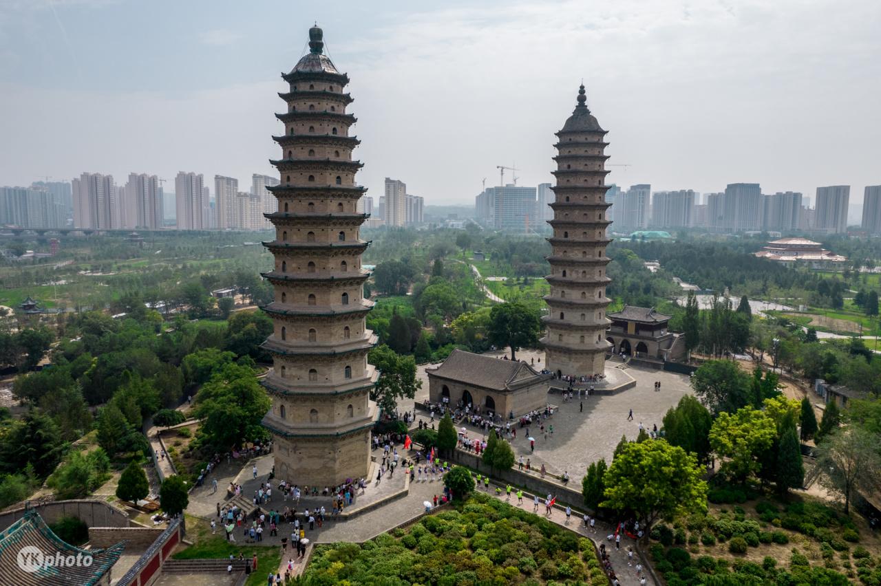 A scenic view of Taiyuan Yongzuo Temple