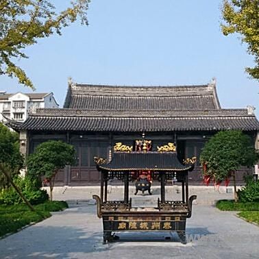 A scenic view of Taizhou Chenghuangmiao