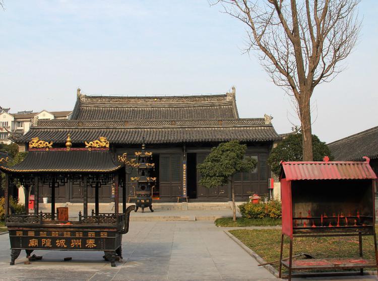 A scenic view of Taizhou Chenghuangmiao