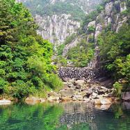 A scenic view of Taizhou Daxi Dongou Gucheng Yizhi