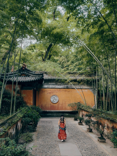 A scenic view of Taizhou Guoqing Si