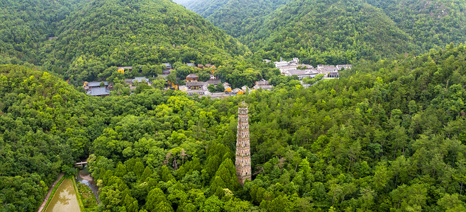 A scenic view of Taizhou Guoqing Si