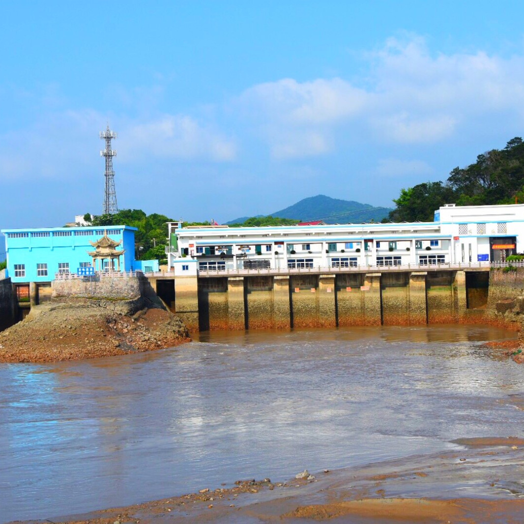 A scenic view of Taizhou Jiangxia Chaoxi Shiyan Dianzhan