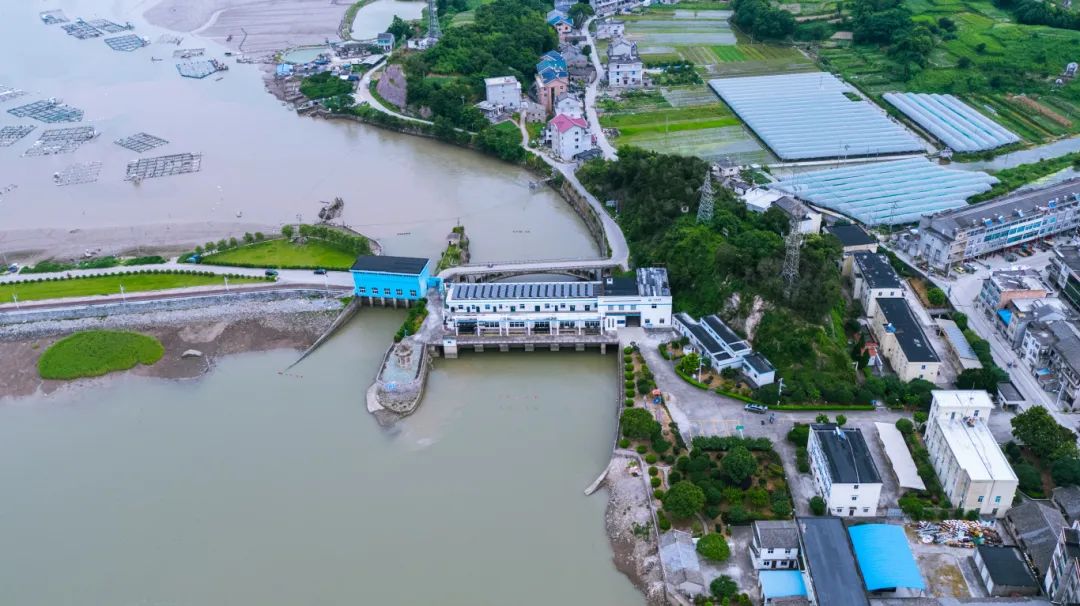 A scenic view of Taizhou Jiangxia Chaoxi Shiyan Dianzhan
