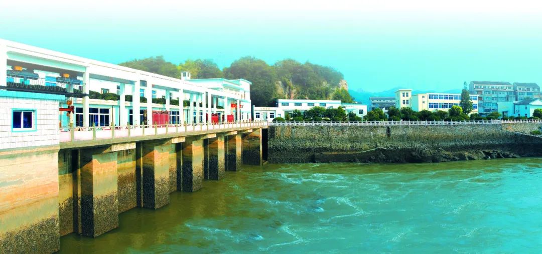A scenic view of Taizhou Jiangxia Chaoxi Shiyan Dianzhan