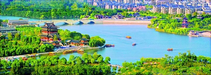 A scenic view of Taizhou Jiangzhuang Yizhi