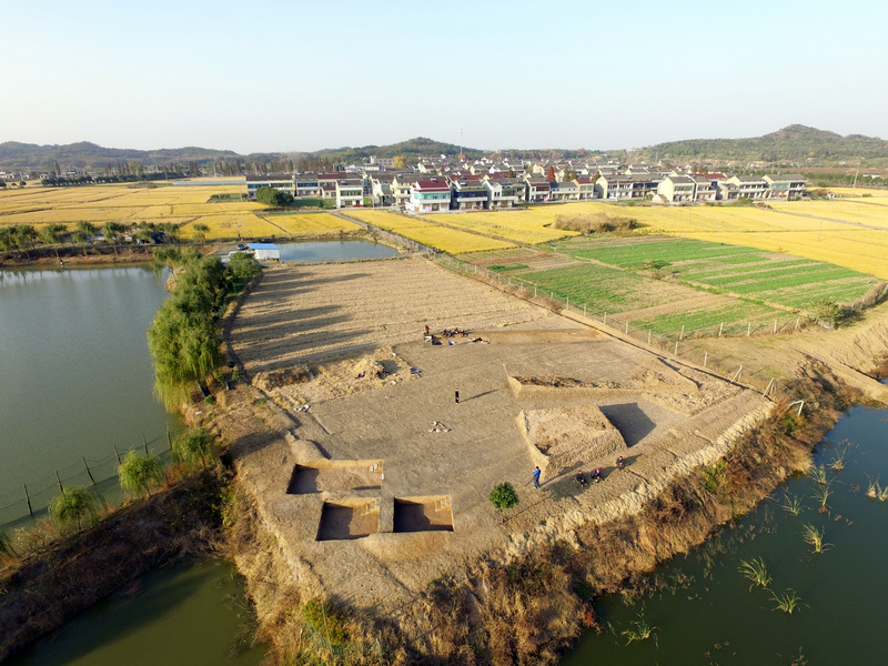 A scenic view of Taizhou Jiangzhuang Yizhi