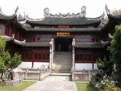 A scenic view of Taizhou Jiaojiang Qijiguang Ci