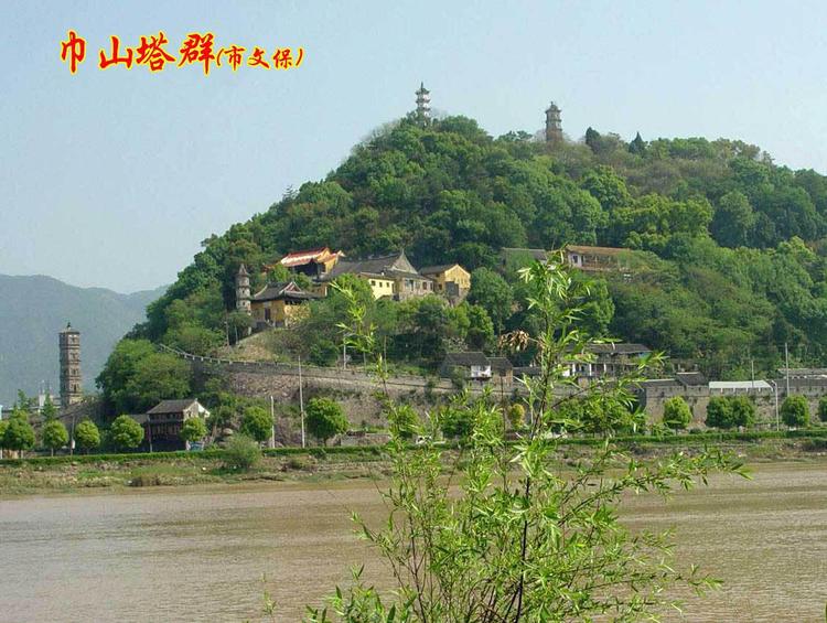 A scenic view of Taizhou Jinshantaqun