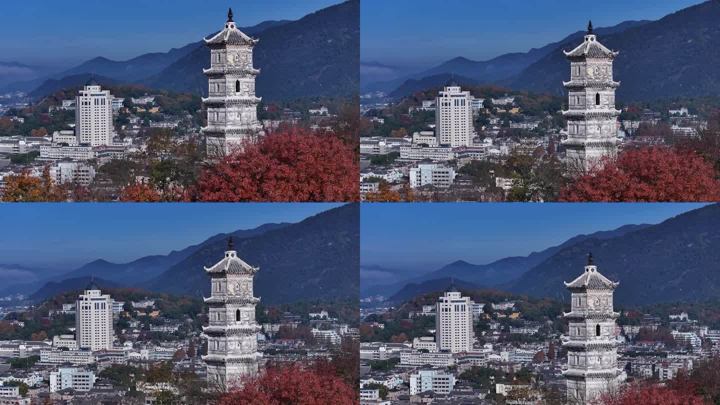 A scenic view of Taizhou Jinshantaqun