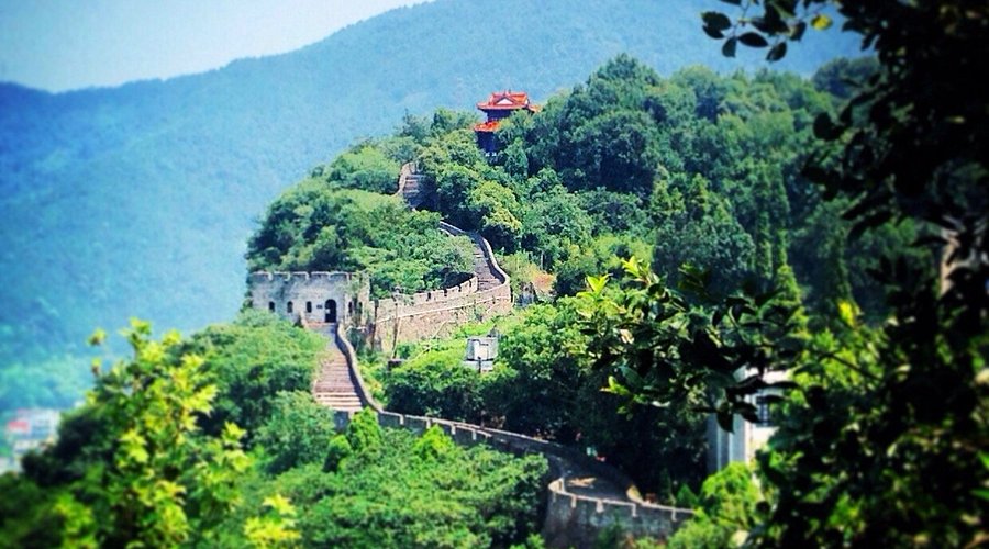 A scenic view of Taizhou Jinshantaqun