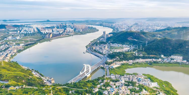 A scenic view of Taizhou Kanmen Yanchaosuo
