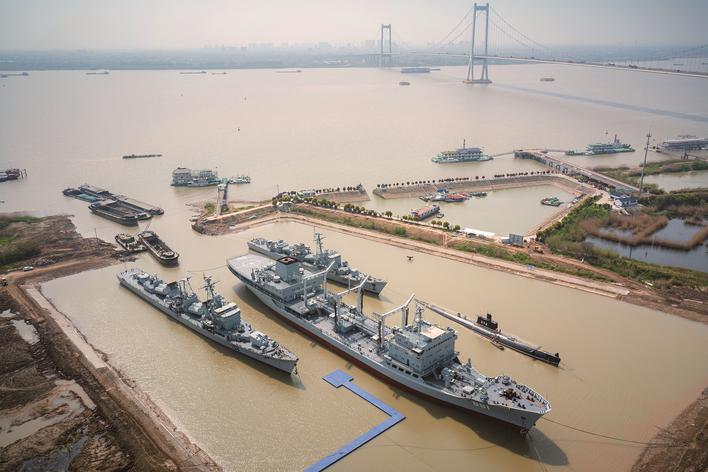 A scenic view of Taizhou Renmin Haijun Danshengdi