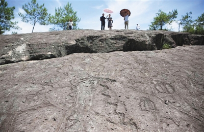 A scenic view of Taizhou Xianju Guyueren Yanhuaqun