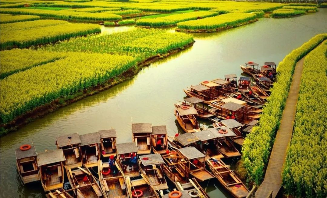 A scenic view of Taizhou Xinghua Duotian