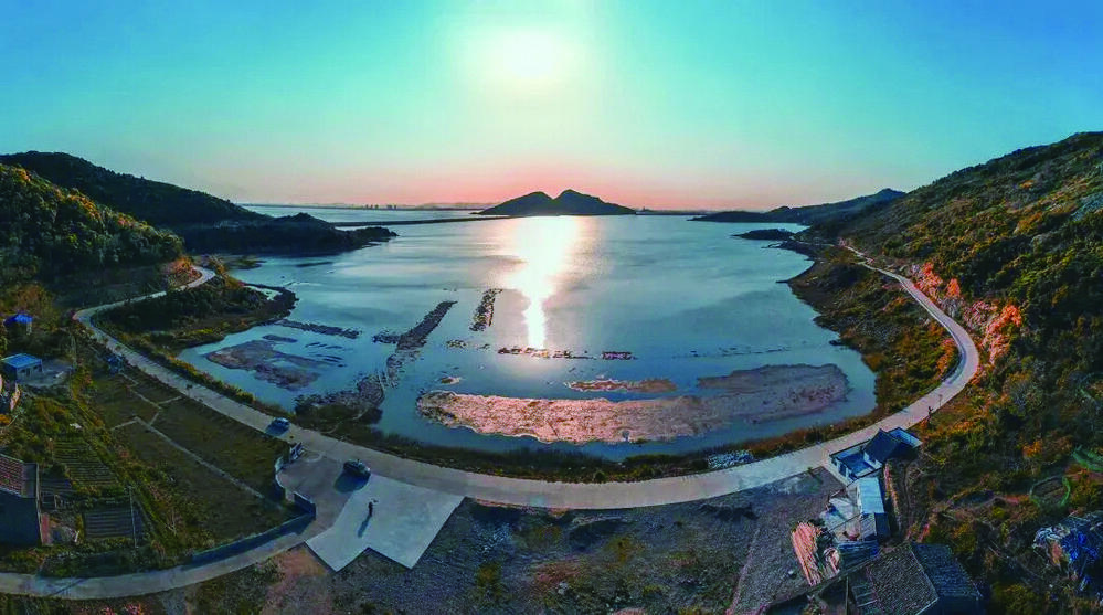 A scenic view of Taizhou Xinhe Zhaqiaoqun